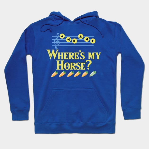 Epona's Melody: Ocarina of Time Inspired Hoodie by pixelcat